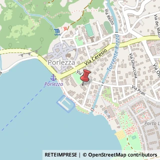 Mappa Viale delle Rimembranze, 19, 22018 Porlezza, Como (Lombardia)