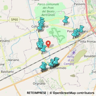 Mappa Via Udine, 33030 Campoformido UD, Italia (1.8295)