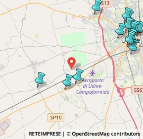 Mappa Via Udine, 33030 Campoformido UD, Italia (6.23688)