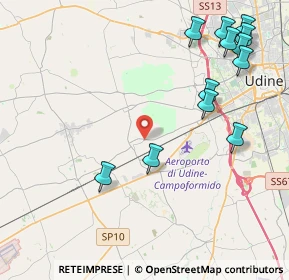 Mappa Via Udine, 33030 Campoformido UD, Italia (5.06417)