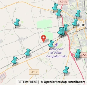 Mappa Via Udine, 33030 Campoformido UD, Italia (4.95)
