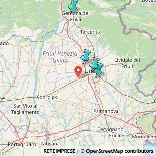 Mappa Via Udine, 33030 Campoformido UD, Italia (51.34071)