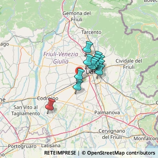 Mappa Via Udine, 33030 Campoformido UD, Italia (7.9925)
