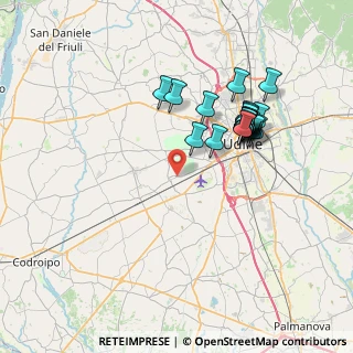 Mappa Via Udine, 33030 Campoformido UD, Italia (6.833)