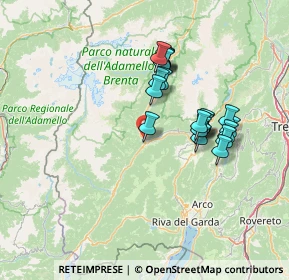 Mappa Via Pinzolo, 38079 Tione di Trento TN, Italia (12.266)