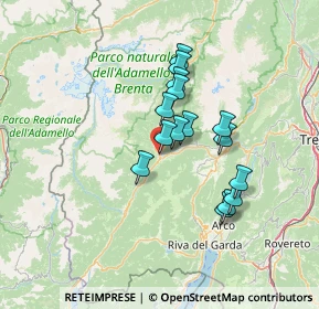 Mappa Via Pinzolo, 38079 Tione di Trento TN, Italia (10.726)