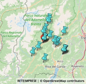 Mappa Via Pinzolo, 38079 Tione di Trento TN, Italia (9.3895)