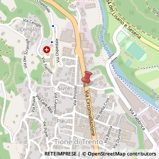 Mappa Via Circonvallazione, 14, 38079 Tione di Trento, Trento (Trentino-Alto Adige)