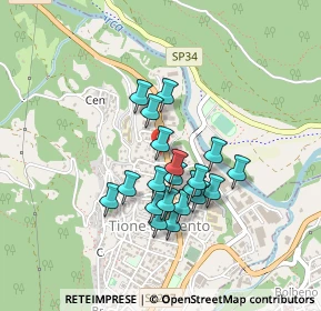 Mappa Via Pinzolo, 38079 Tione di Trento TN, Italia (0.3445)