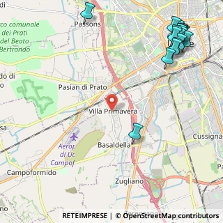 Mappa Strada dei Lecci, 33030 Campoformido UD, Italia (3.283)