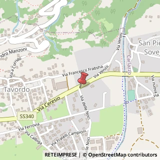 Mappa Via Ceresio, 92, 22018 Porlezza, Como (Lombardia)
