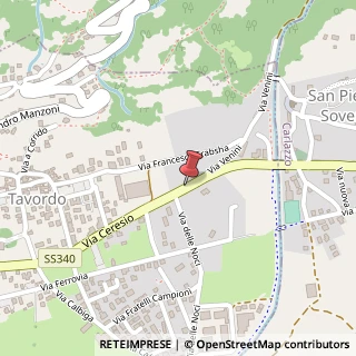 Mappa Via Ceresio, 50, 22018 Porlezza, Como (Lombardia)