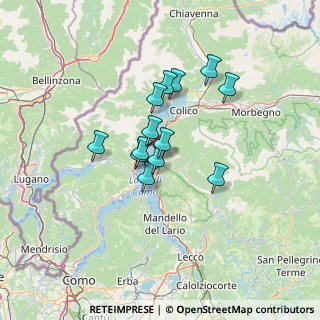 Mappa Frazione Bonzeno, 23822 Bellano LC, Italia (9.64769)