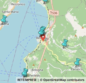 Mappa Frazione Bonzeno, 23822 Bellano LC, Italia (2.79667)