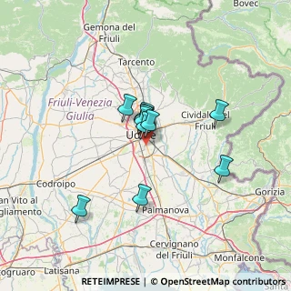 Mappa Via Longarone, 33100 Udine UD, Italia (8.5725)