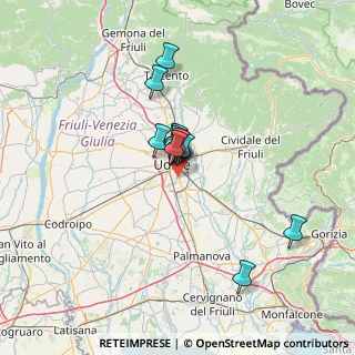 Mappa Via Longarone, 33100 Udine UD, Italia (8.85308)