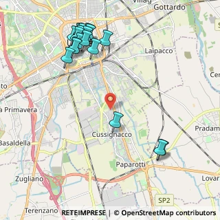 Mappa Via Longarone, 33100 Udine UD, Italia (2.523)