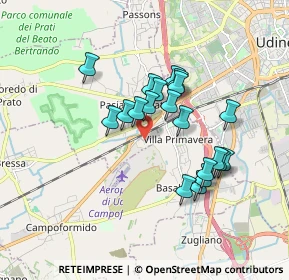 Mappa Via Marano, 33037 Pasian di Prato UD, Italia (1.432)