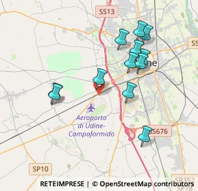 Mappa Via Marano, 33037 Pasian di Prato UD, Italia (3.57083)