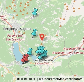 Mappa Località Compet, 38056 Levico Terme TN, Italia (3.83429)