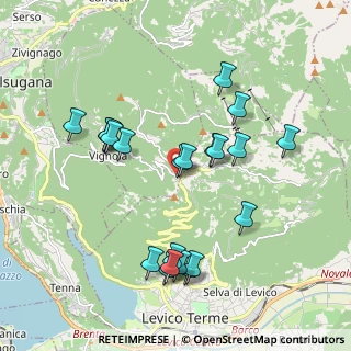 Mappa Località Compet, 38056 Levico Terme TN, Italia (1.9)