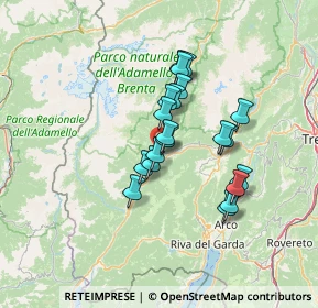 Mappa Loc. Pisiniga, 38079 Tione di Trento TN, Italia (10.3995)