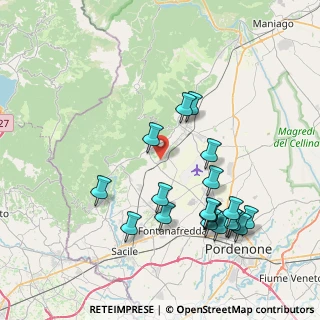 Mappa Via Cial del Zuc, 33070 Budoia PN, Italia (8.21368)