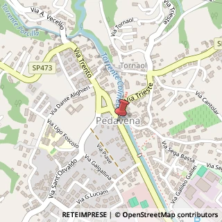 Mappa Via Vittorio Veneto, 26, 32034 Pedavena, Belluno (Veneto)