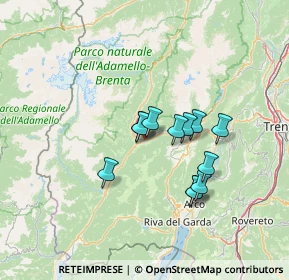 Mappa Zuclo, 38079 Zuclo TN, Italia (10.35333)