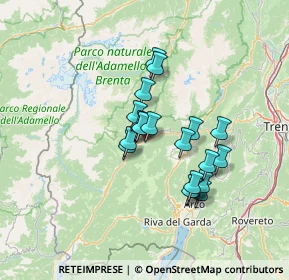 Mappa Zuclo, 38079 Zuclo TN, Italia (10.2185)