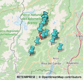 Mappa Zuclo, 38079 Zuclo TN, Italia (10.0295)