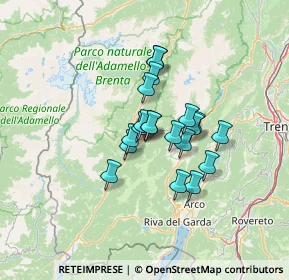 Mappa Zuclo, 38079 Zuclo TN, Italia (8.8705)
