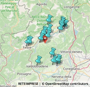 Mappa Via Loreto, 32026 Borgo Valbelluna BL, Italia (11.4615)