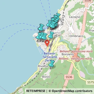 Mappa Via Denti, 23822 Bellano LC, Italia (0.394)