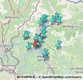 Mappa Via Denti, 23822 Bellano LC, Italia (10.1715)