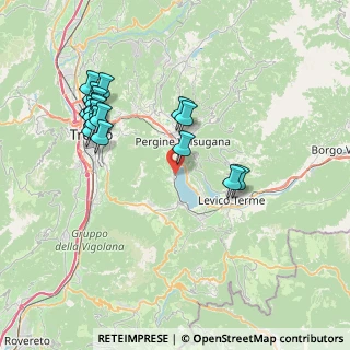 Mappa SP1, 38057 Pergine Valsugana TN, Italia (7.93556)