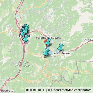 Mappa SP1, 38057 Pergine Valsugana TN, Italia (7.65333)