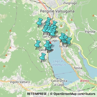 Mappa SP1, 38057 Pergine Valsugana TN, Italia (1.219)