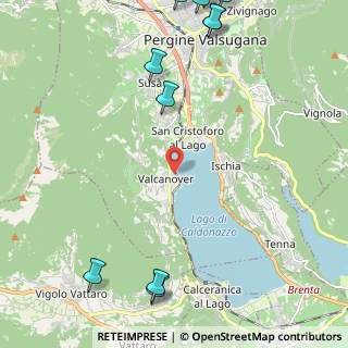Mappa SP1, 38057 Pergine Valsugana TN, Italia (3.42667)