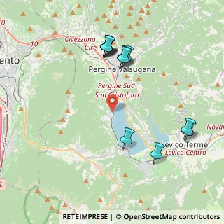 Mappa SP1, 38057 Pergine Valsugana TN, Italia (4.24667)