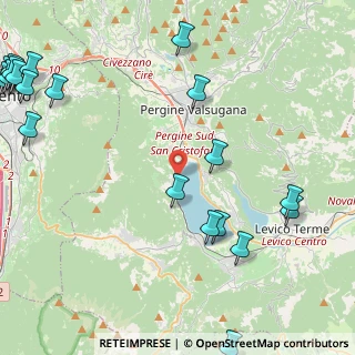 Mappa SP1, 38057 Pergine Valsugana TN, Italia (6.5615)