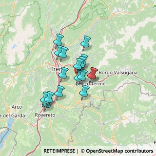 Mappa SP1, 38057 Pergine Valsugana TN, Italia (9.80176)