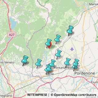 Mappa Via Coltura, 33070 Polcenigo PN, Italia (7.85571)