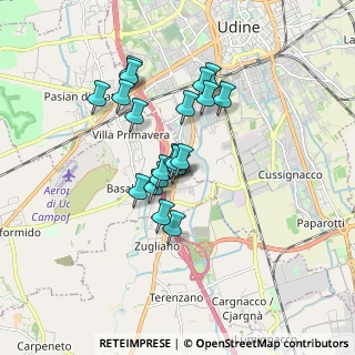 Mappa Via adriatica 154 udine Campoformido, 33030 Udine UD, Italia (1.328)