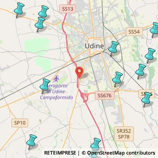 Mappa Via L. da Vinci, 33030 Campoformido UD (7.14769)