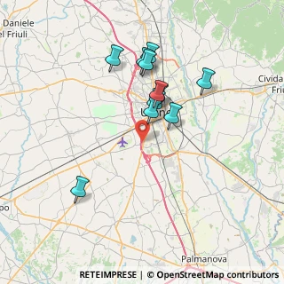 Mappa Via L. da Vinci, 33030 Campoformido UD (6.36818)