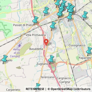 Mappa Via L. da Vinci, 33030 Campoformido UD (3.38)