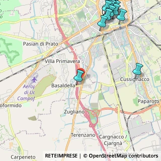 Mappa Via L. da Vinci, 33030 Campoformido UD (3.418)