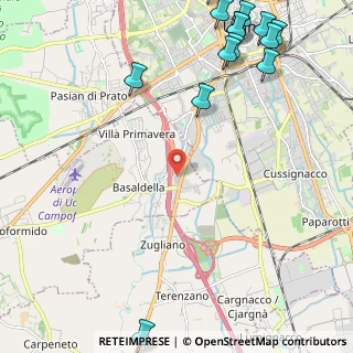 Mappa Via L. da Vinci, 33030 Campoformido UD (3.38733)