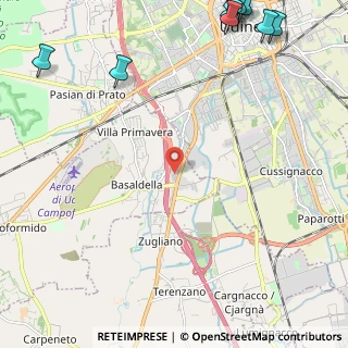 Mappa Via L. da Vinci, 33030 Campoformido UD (3.98467)